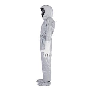 TF611TGYSM0001NF | Tychem 6000 Coverall With Faceseal Size SM Color G